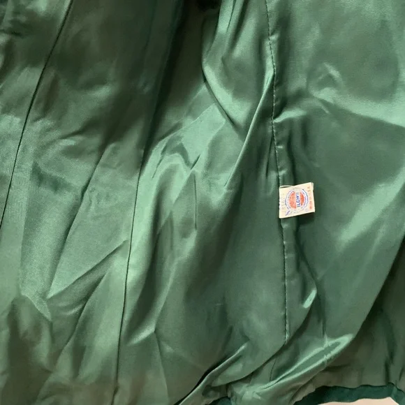 Vintage Koret Made in USA Dark Emerald Velvet Blazer - Picture 6 of 8